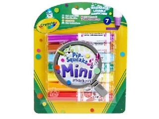 Crayola: Pip-Squeaks mini filctoll szett - 7 db-os