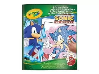 Crayola: Sonic, a sündisznó színező matricákkal