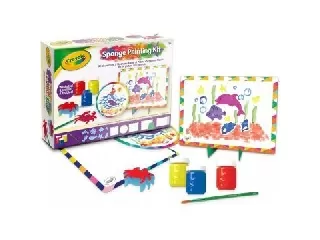 Crayola: Szivacs festőkészlet kimosható festékekkel