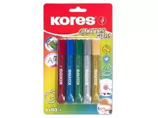 Csillámos ragasztó, standard, KORES