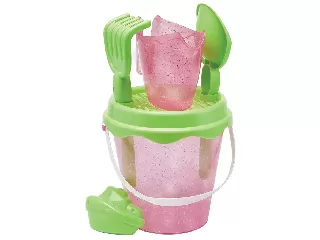 Csillogo vödőr 17cm-es kiegészítőkkel többféle