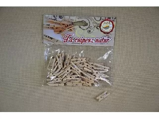 Csipesz 3*0,4 cm 50 db/cs natúr