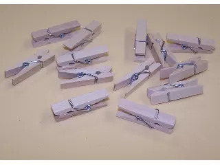 Csipesz 4,8x0,7cm 30db/csomag natúr