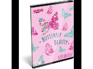 Cute Butterfly: Pillangó mintás szótárfüzet, A5