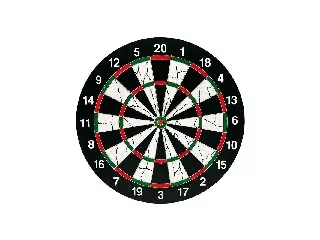 Darts tábla nyilakkal