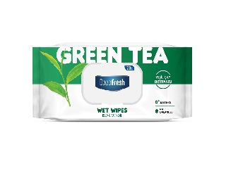 Deep Fresh nedves törlõkendõ Green Tea kupakos 120db