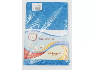 Dekorgumi glitteres  20*30cm 2 mm vastag 10db/cs - Világoskék