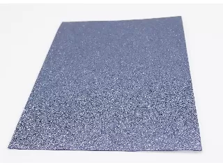 Dekorgumi glitteres öntapadós A/4-es szürke
