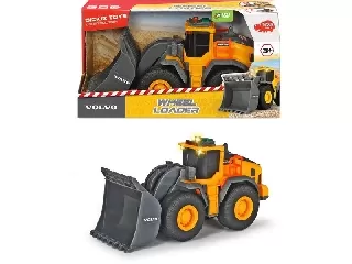Dickie Volvo: homlokrakódó munkagép - 23 cm, fénnyel és hanggal