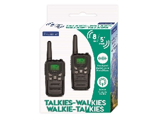 Digitális  Walkie Talkie 8 km-es hatótávval, 8 csatorna