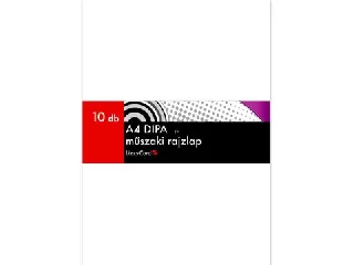 DIPA műszaki rajzlap - famentes, A4-es - 10 db