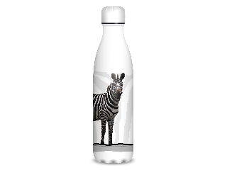 Duplafalú Fémkulacs-500ml Máté Bence- Zebra