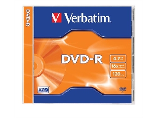 DVD-R lemez, AZO, 4,7GB, 16x, 1 db, normál tok, VERBATIM