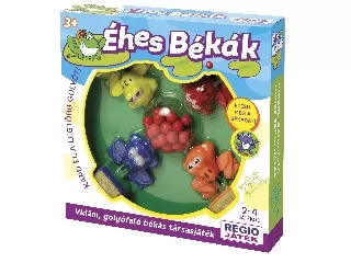 Éhes békák társasjáték magyar dobozban