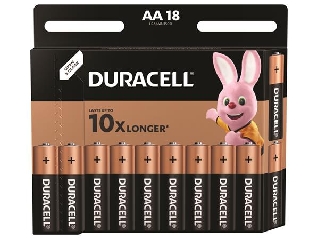 Elem, AA ceruza, 18 db, DURACELL 