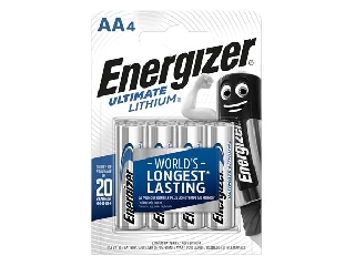 Elem, AA ceruza, 4 db, Lítium, ENERGIZER 