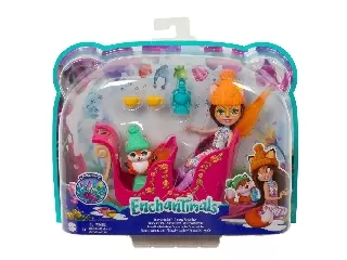 EnchanTimals baba közepes szett -Felicity Fox és a csodás szánkó