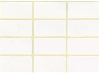 Etikett,  20x38 mm, 60 etikett/csomag