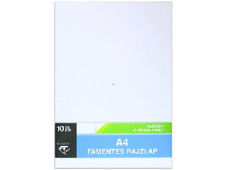 Famentes rajzlap - A4, 10 db