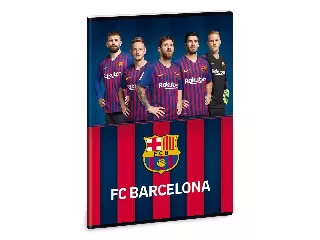 FC Barcelona A/4 extra kapcsos füzet-négyzethálós