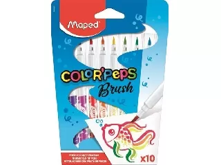 Filctoll, ecset, MAPED Color Peps Brush, 10 különböző szín