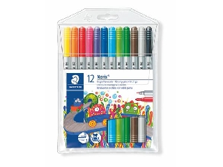 Filctoll készlet, 1-3 mm, kétvégű, kimosható, STAEDTLER 