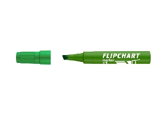 Flipchart marker, 1-4 mm, vágott, ICO 