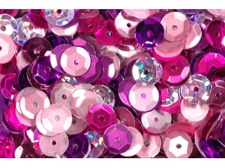 Flitter kerek 6 mm - symphony pink kb.: 5 g