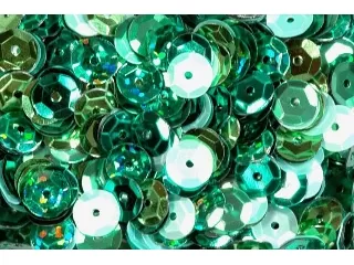 Flitter kerek 6 mm - symphony zöld kb.: 5 g
