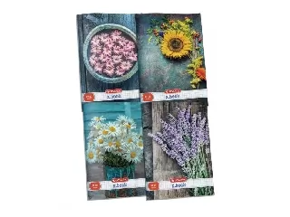 Füzet A4/87-32 kockás Flower Kamilla 
