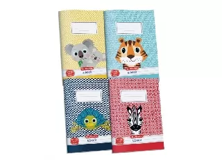Füzet A5/21-32 felsős vonalas Cute Animals