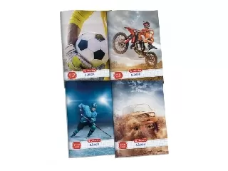 Füzet A5/27-32 kockás Sport