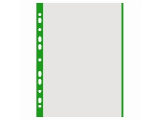 Genotherm, lefűzhető, színes szélű, A4, 40 mikron, narancsos felület, DONAU, zöld
