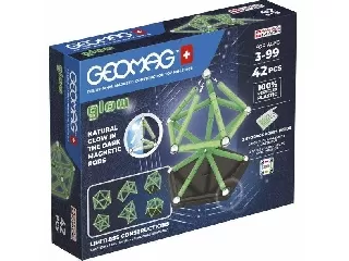 Geomag Glow - foszforeszkáló 42 darabos készlet
