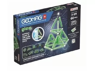Geomag Glow - foszforeszkáló 60 darabos készlet