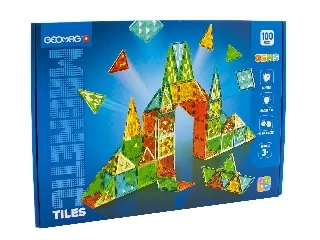 Geomag Magnetic Tiles Gems 100 darabos készlet