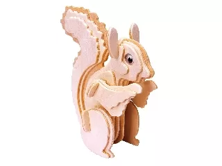 Gepetto\'s Workshop - Mókus - 3D fa puzzle