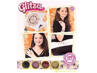 Glitza csillámtetoválás - mandala 100 minta