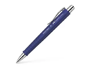 Golyóstoll, 0,5 mm, nyomógombos, FABER-CASTELL \