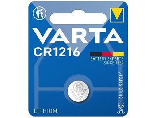 Gombelem, CR1216, 1 db, VARTA