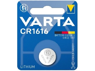 Gombelem, CR1616, 1 db, VARTA