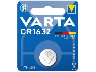 Gombelem, CR1632, 1 db, VARTA