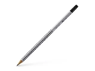 Grafitceruza radírral, HB, háromszögletű, FABER-CASTELL 
