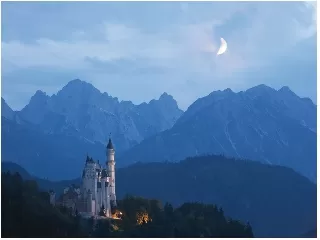 Gyémántfestés Neuschwanstein kastély 30x40cm