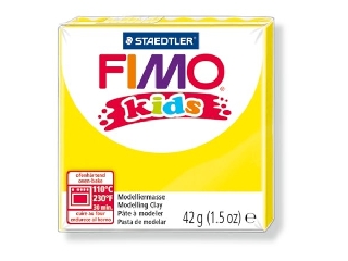 Gyurma, 42 g, égethető, FIMO sárga 