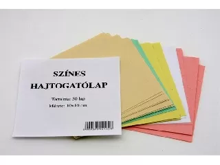 Hajtogatólap 10 x 10 cm