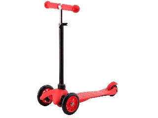 Háromkerekű roller - piros, 68 cm