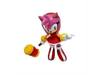  Sonic, a sündisznó összerakható figura, 18 cm - Amy Rose 