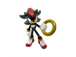  Sonic, a sündisznó összerakható figura, 18 cm - Shadow, a sündisznó 