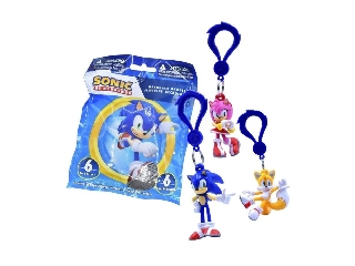  Sonic hátizsákra akasztható meglepetés figura, 7.5 cm - többféle 